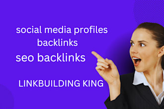 do social media profile,profiles SEO backlinks