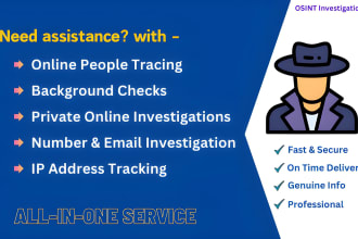 do online investigation, number, email lookup, background check, scammer check