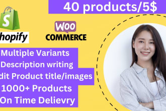 do shopify data entry, wordpress data entry