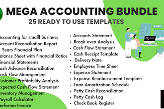 do accounting templates in excel