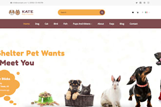 create a dog breeding website using wordpress with a booking system