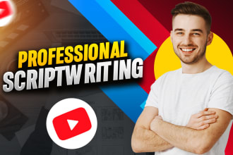 do professional scriptwriting for youtube automation with research