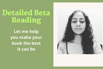do thorough beta reading for you