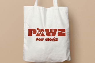 create a distinctive, classy dog logo design for you