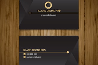 create stunning business card for your business