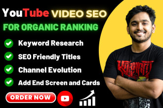 do your youtube video SEO for organic growth