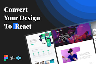 convert figma design to react js, nextjs, vuejs, nuxtjs, tailwindcss