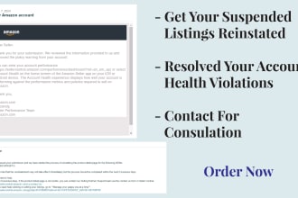 reinstate your amazon suspended listings resolved account health violations