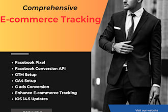 setup full ecommerce tracking meta pixel conversion API, GTM, ga, google ads