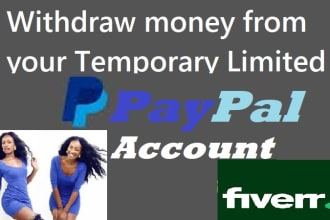 restore temporary n permanently limited paypal and be your paypal vendor