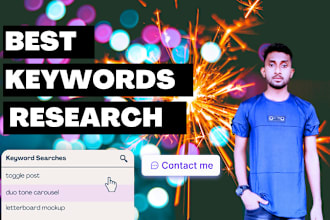 conduct competitive analysis and advanced keyword research