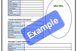 provide you with a pet sitters intake form