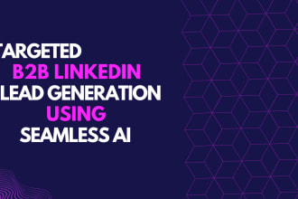 do data enrichment, b2b linkedin lead generation using seamless ai