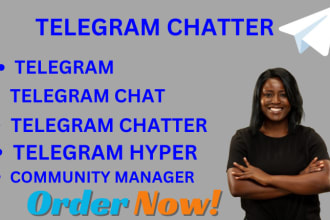 be crypto telegram group chatter, community manager and hyper web3, project