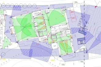 design cctv and access control systems autocad