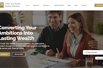 build a business consulting or agency website with client booking system