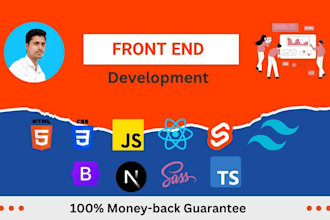 be your frontend web developer with svelte, react, next or HTML CSS