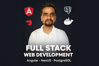 build a full stack web app using angular nestjs postgresql