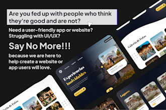 design and develop unique web ui design UI UX