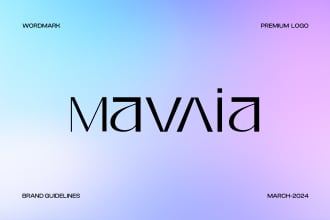 design creative a wordmark and text based logo