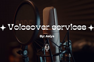 record a female american voiceover