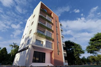 render photorealistic 3d exterior images of your project
