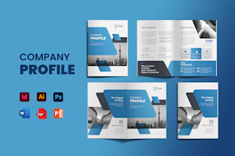 design annual report, company profile, white paper