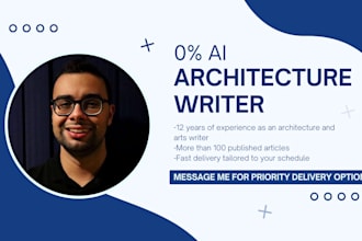 write architecture articles and essays