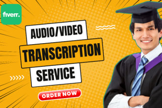 transcribe any language audio and video in 24 hours
