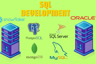 do database design, sql query, postgresql, snowflake