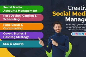 be your full time social media marketing manager