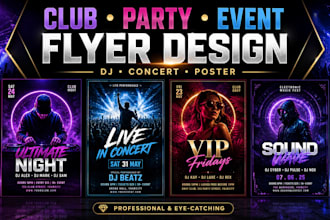 design club flyer, party, event, dj, concert flyer, poster