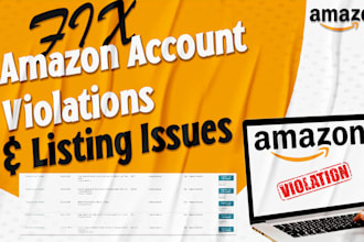 fix amazon account violations amazon listing errors issues