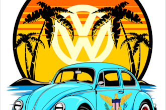 design vintage or modern automotive tshirt graphics
