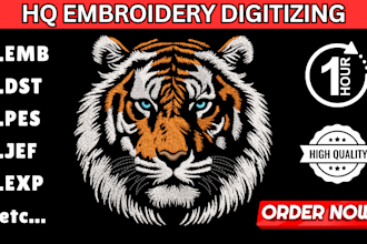 embroidery digitizing, logo, anime, patch, design in 1 hour