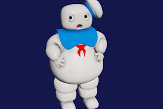do lowpoly modelling of characters and environments