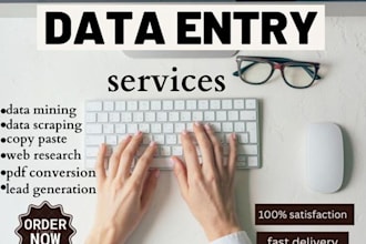 find emails, excel data entry, data cleaning