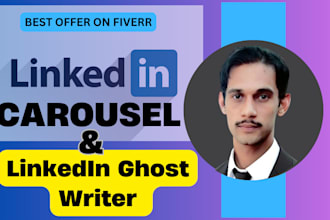 be your linkedin ghostwriter and article writer
