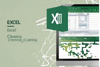 clean , arrange large messy excel or CSV data and remove duplicate