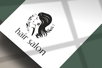 do fashion, beauty, cosmetic spa hair salon logo