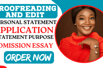 edit and polish your personal statement, sop, admission or application essay