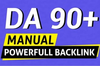 1200 high authority da 90 plus dofollow SEO profile backlinks