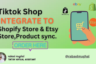 setup tiktok shop, integrate with shopify store product sync