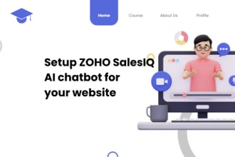 expertly set up zoho salesiq live chat on your website