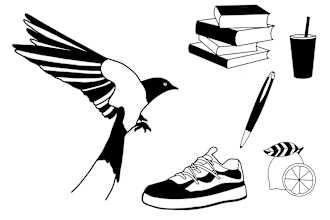 do digital black and white illustration