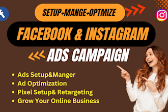 create your facebook and instagram  ads campaign