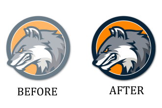 redraw logo, sharpen image, enhance photo, redraw jpg png increase resolution