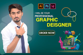do any graphic design, photo retouching and image editing