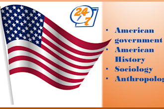 do american government, american history and sociology