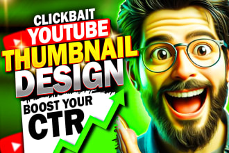 design attractive youtube thumbnail